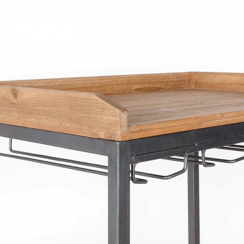 Armoire Bar à Vin Vintage Bois Clair 15 Armoire Bar à Vin Vintage Bois Clair – Image 13