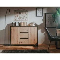 Buffet Industriel 2 Portes Denver -Red Living 1000214501 200608 14164700095 MOOD DETAILS P000000001000214501 mood