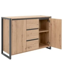 Buffet Industriel 2 Portes Denver -Red Living 1000214501 200608 14165900103 DETAILS P000000001000214501