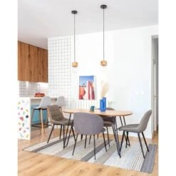 Chaises Capitonnées Kellia (lot De 2) -Red Living 1000216165 200623 13434500048 MOOD DETAILS P000000001000216165 mood