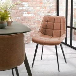 Chaises Capitonnées Kellia (lot De 2) -Red Living 1000216186 200623 13461100188 MOOD DETAILS P000000001000216186 mood