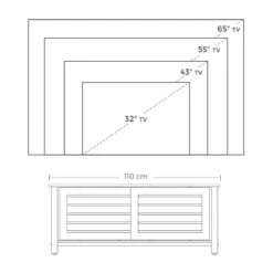 Meuble TV Condover I -Red Living 1000225815 200914 06122900057 SKETCH DETAILS P000000001000225815 sketch
