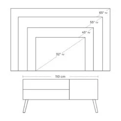 Meuble TV Gillett -Red Living 1000225832 200914 06134500164 SKETCH DETAILS P000000001000225832 sketch