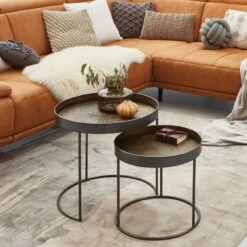 Tables Gigognes Ceell (2 éléments) -Red Living 1000227243 201006 13142700056 MOOD DETAILS P000000001000227243 mood