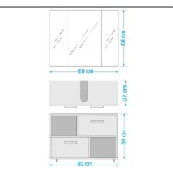 Salle De Bain Mooca IV (2 éléments) -Red Living 1000261335 210527 16311000009 SKETCH DETAILS P000000001000261335 sketch