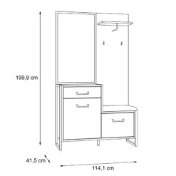 Ensemble D’entrée Compact Voru -Red Living 1000264578 210505 14340800099 SKETCH DETAILS P000000001000264578 sketch