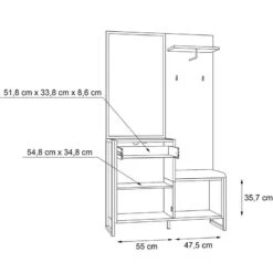 Ensemble D’entrée Compact Voru -Red Living 1000264578 210505 14340800100 SKETCH DETAILS P000000001000264578 sketch