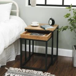 Bouts De Canapé Tuxford (lot De 2) -Red Living 1000283986 210813 06360100298 MOOD DETAILS P000000001000283986 mood