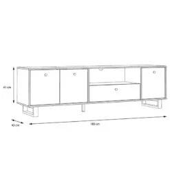 Meuble TV Trylith -Red Living 1000295078 211125 144853000520 SKETCH DETAILS P000000001000295078 sketch