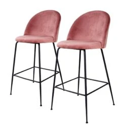 Chaises De Bar Maxou II (lot De 2) -Red Living 1000299394 211012 134454000016 IMAGE P000000001000299394