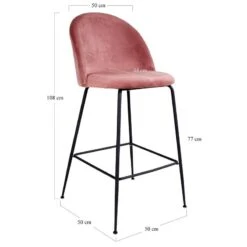 Chaises De Bar Maxou II (lot De 2) -Red Living 1000299394 211012 134454000512 SKETCH DETAILS P000000001000299394 sketch