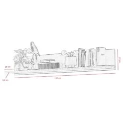 Étagère Murale Ambato -Red Living 1000309597 211118 0657420000505 SKETCH DETAILS P000000001000309597 sketch