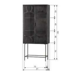 Vitrine Rustique -Red Living 1000342085 220401 500 SKETCH DETAILS P000000001000342085 sketch