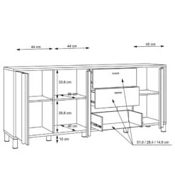 Buffet Vallegrande II -Red Living 1000356708 220603 501 SKETCH DETAILS P000000001000356708 sketch