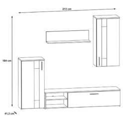 Ensemble Meubles TV Tilsit (4 éléments) -Red Living 1000357996 220616 500 SKETCH DETAILS P000000001000357996 sketch