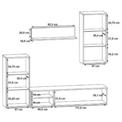 Ensemble Meubles TV Tilsit (4 éléments) -Red Living 1000357996 220616 501 SKETCH DETAILS P000000001000357996 sketch