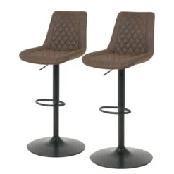 Chaises De Bar Wismes - Lot De 2