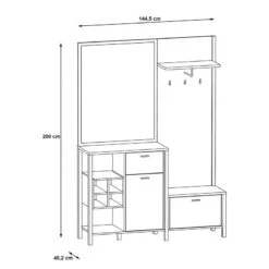 Porte-manteau Compact Kasala -Red Living 1000364896 220722 500 SKETCH DETAILS P000000001000364896 sketch