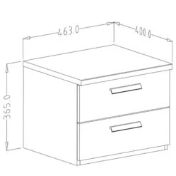 Table De Chevet Kalbarri -Red Living 1000367260 221005 500 SKETCH DETAILS P000000001000367260 sketch