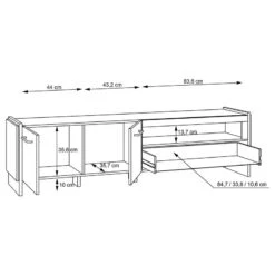 Meuble TV Shackleton -Red Living 1000371291 230123 501 SKETCH DETAILS P000000001000371291 sketch