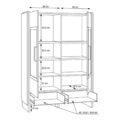 Buffet Haut Shackleton -Red Living 1000371300 230123 501 SKETCH DETAILS P000000001000371300 sketch
