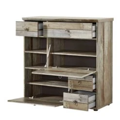 Ensemble De Vestibule Tapara (5 éléments -Red Living garderoben set tapara i 5 teilig braun grau 4383368