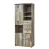 Armoire Tapara -Red Living hochkommode tapara i braun grau 4383776